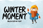 Winter Moment Typeface, a Handwritten Font by Seemly Fonts (Thumbnail 1 of 5)