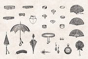 Ladies' Fashion Engravings, an Illustration by Graphic Goods (Thumbnail 7 of 9)