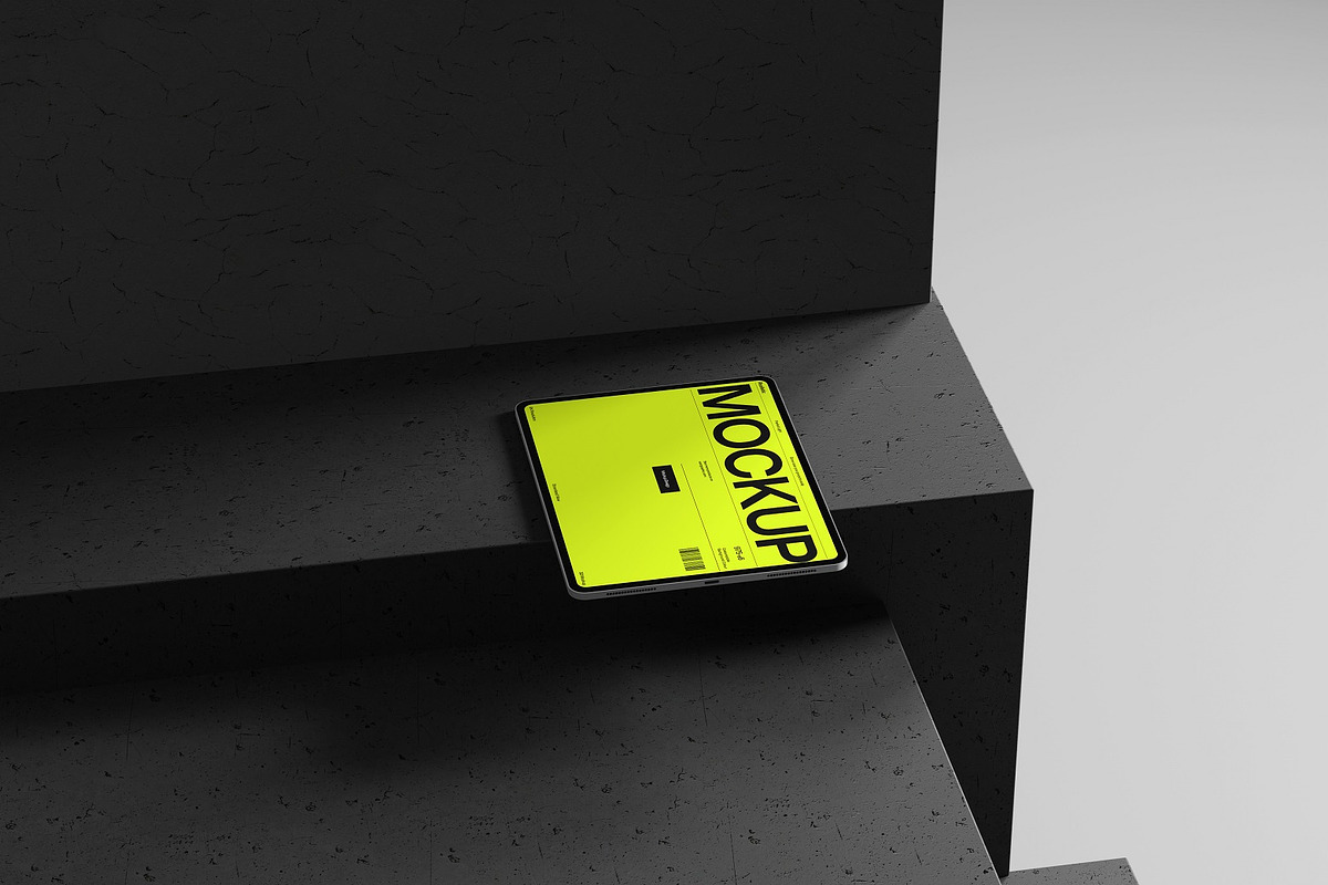 Minimal Tablet Mockup PSD, an iPad Mockup by kreatifreya (Photo 3 of 6)