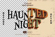 Vintage Halloween 3D Text Effect, a Layer Style Add-On by Mockmenot (Thumbnail 2 of 3)