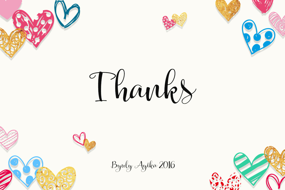 Smileheart, a Script Font by Byuly Ayika (Photo 10 of 10)