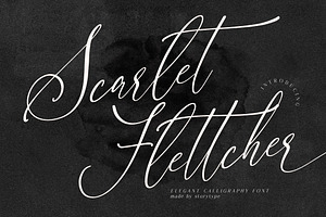 Scarlet Flettcher Elegant Calligraph