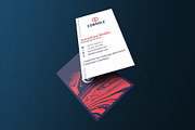 Modern Blue Business Card, a Business Card Template by Marvel (Thumbnail 2 of 4)