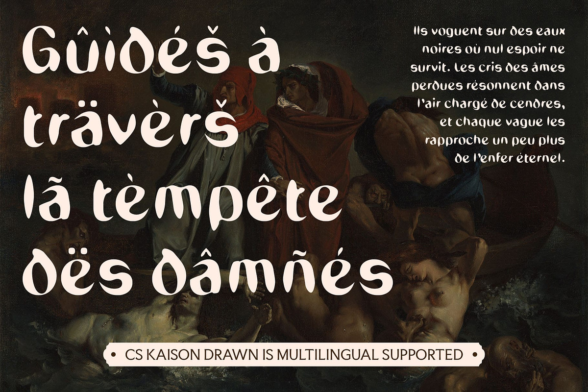 CS Kaison Drawn, a Sans Serif Font by Craft Supply Co. (Photo 7 of 8)