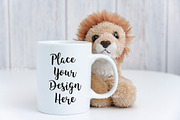Kids white mug mockup psd cup, a Cups & Container Mockup by Leo Flo Mockups (Thumbnail 1 of 5)