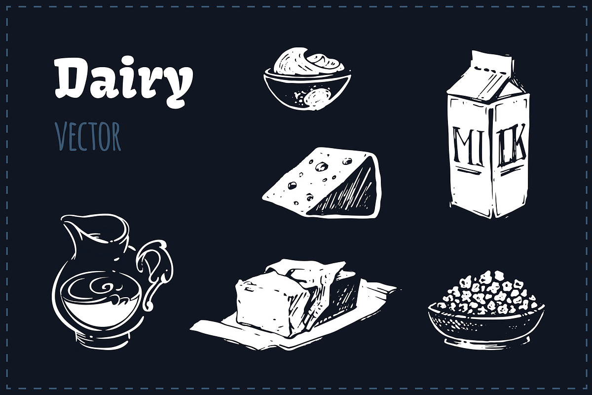 Hand-drawn Cooking and Food Icons, a Decorative Illustration by Margo Miller (Photo 38 of 48)