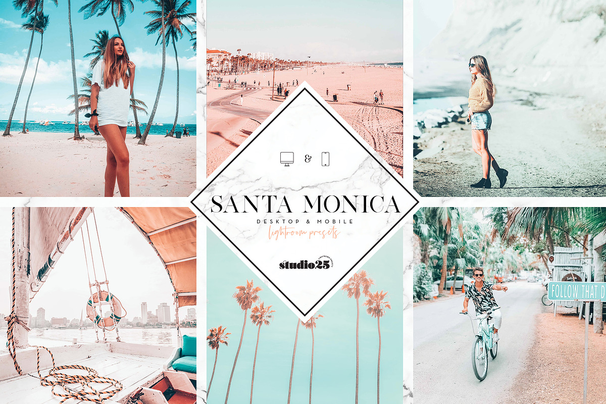 Santa Monica Summer Lightroom Preset, an Action Add-On by studio25 (Photo 1 of 7)