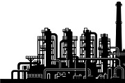 Industrial Factory Silhouette Bundle, an Illustration by Designs_River (Thumbnail 42 of 45)