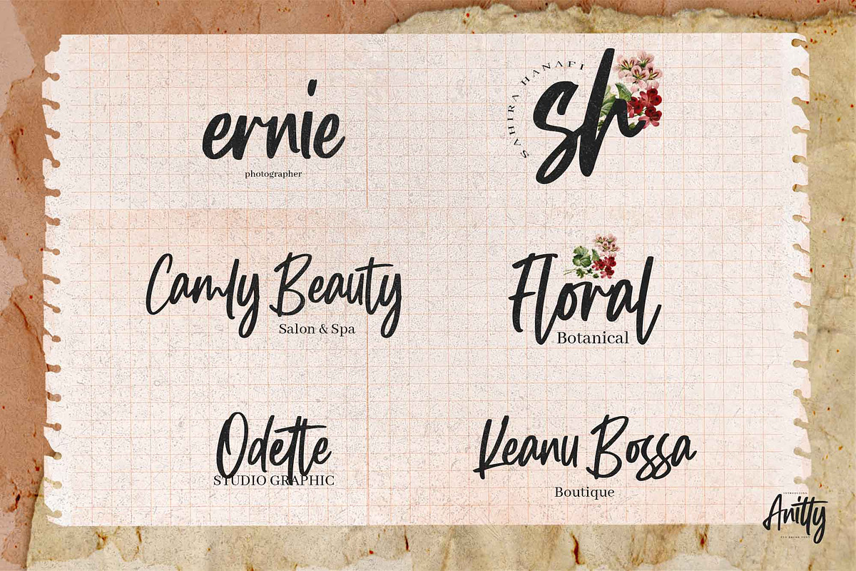 Anitty – Quick Brush Font, a Handwritten Font by Gassstype (Photo 8 of 8)