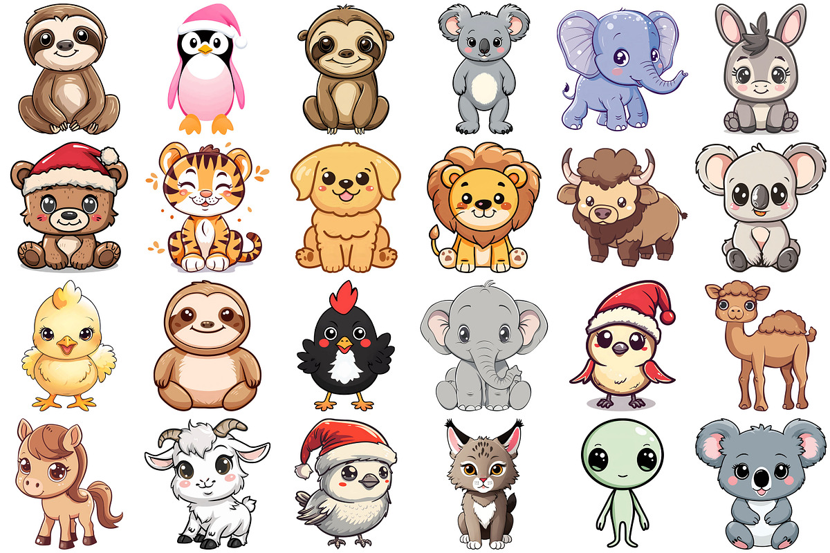 Cute Animals Png, an Animal Illustration by Forhadx5 (Photo 7 of 13)
