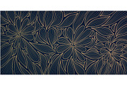 Luxury line leaves art deco patterns, a Pattern Graphic by Marylia (Thumbnail 5 of 16)