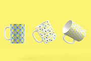 Digital Paper Pack Fresh Lemons, a Pattern Graphic by Akwadesign (Thumbnail 3 of 7)