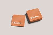 Creative Coaster Branding Mockup, a Merchandise Mockup by Gatamotion (Thumbnail 2 of 5)
