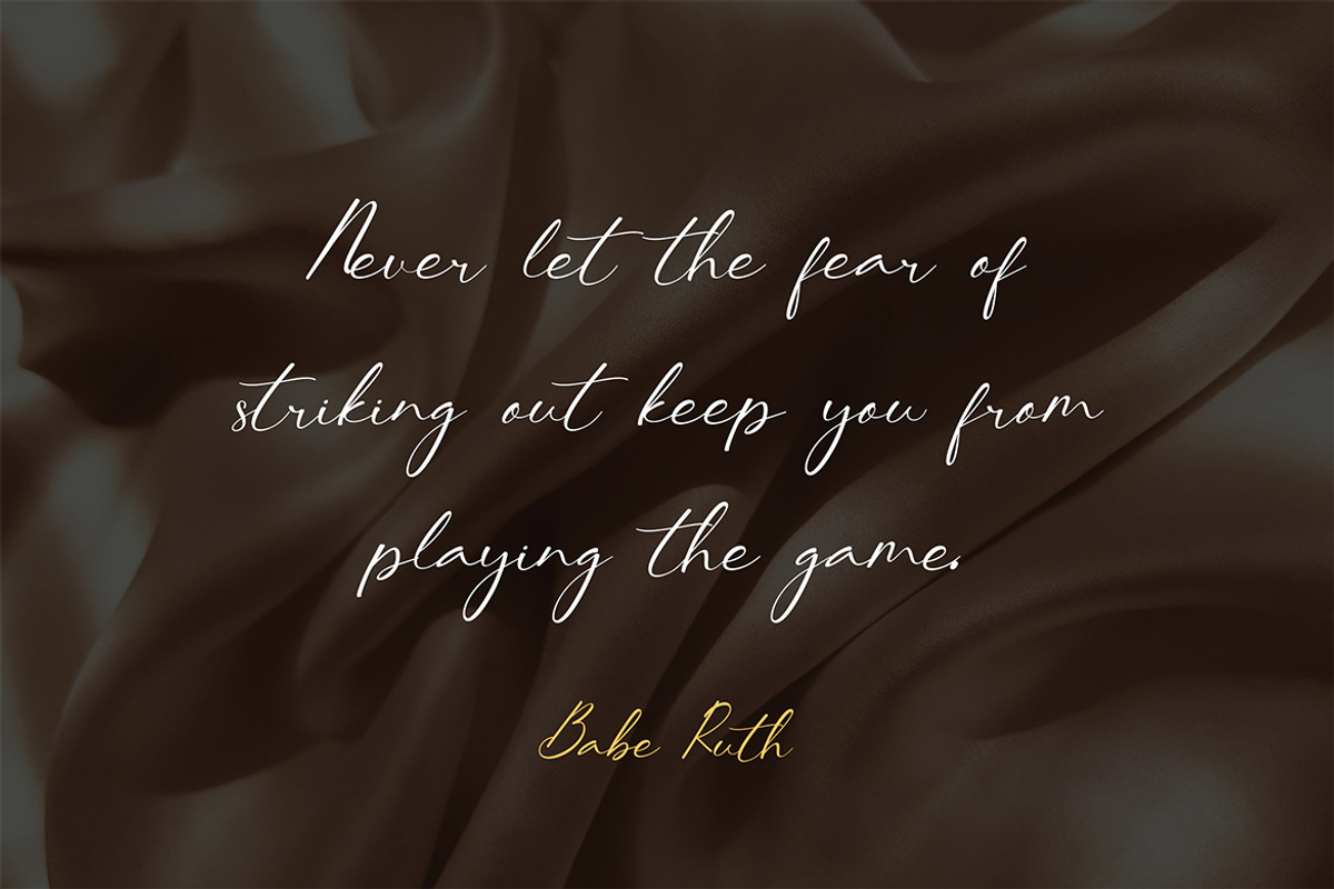 Roman Langston Script Font, a Handwritten Font by UICreative (Photo 11 of 12)