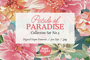 Petals of Paradise Digital Papers #1, a Pattern Graphic by Happy Creators Co. (Thumbnail 7 of 7)