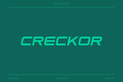 Creckor - Modern Sport Typeface, a Font by Letterna (Thumbnail 1 of 4)