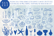 Mediterranean Party Collection, a Decorative Illustration by Nataly_is_Drawing (Thumbnail 2 of 11)