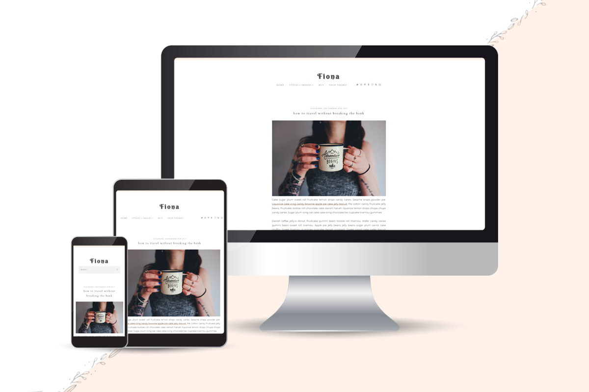 Fiona - Responsive WordPress, a WordPress Template by Anna Moore (Photo 3 of 3)