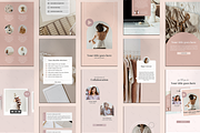 Nude Instagram templates for Canva, a Social Media Template by Templates Boutique (Thumbnail 9 of 9)