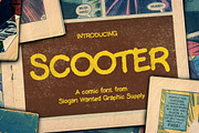 Scooter | Comic Font [+ Freebies], a Sans Serif Font by Slogan Wanted (Thumbnail 1 of 4)