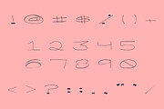 ROWE Skinny Hand Lettered Font, a Handwritten Font by Rhonna Designs (Thumbnail 5 of 5)