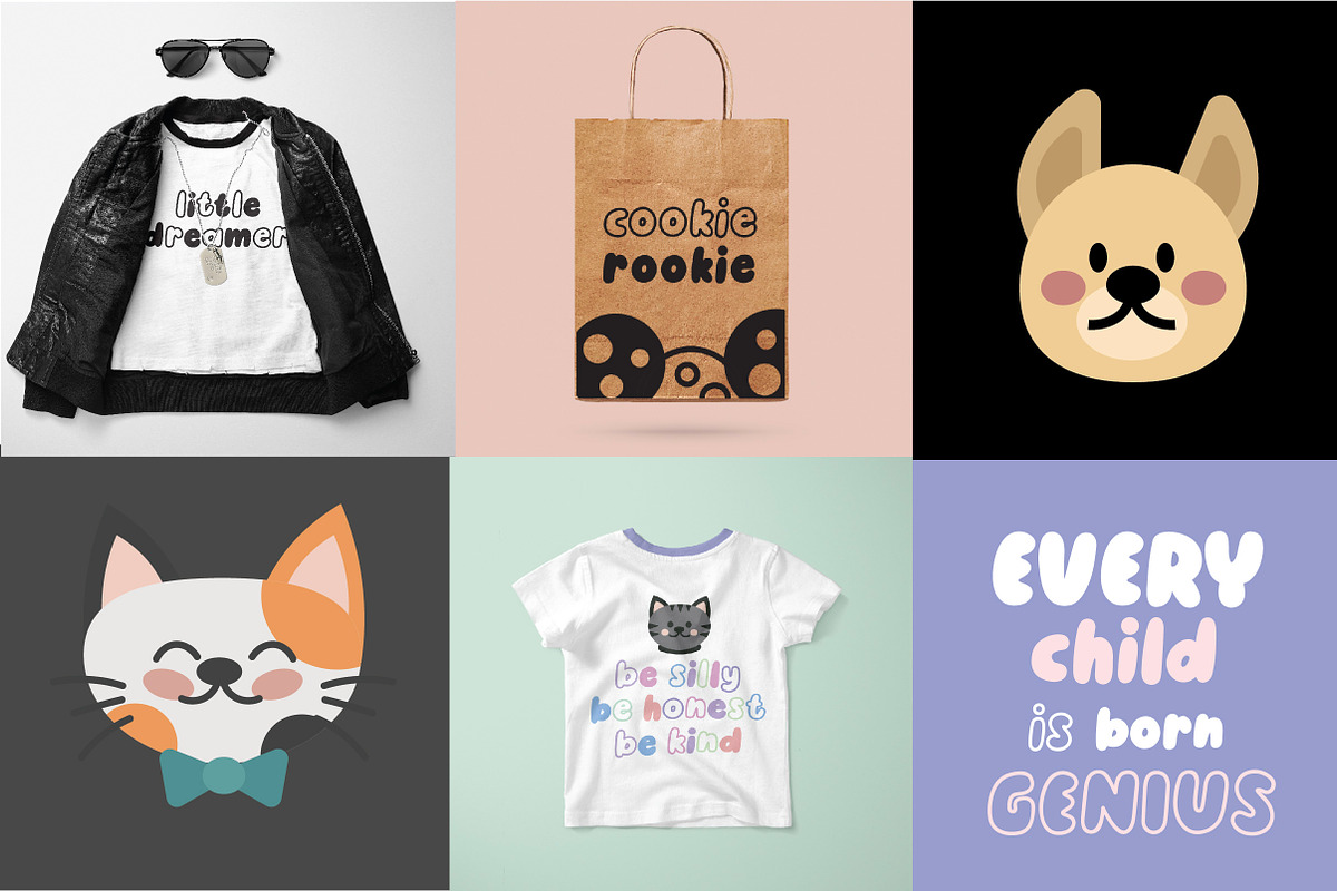 Cats and Dogs, a Handwritten Font by caocastudio (Photo 5 of 5)