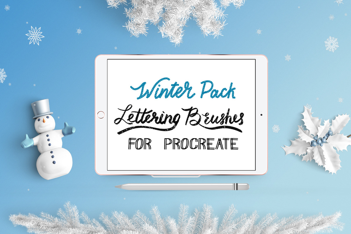 Procreate Brushes Winter Pack