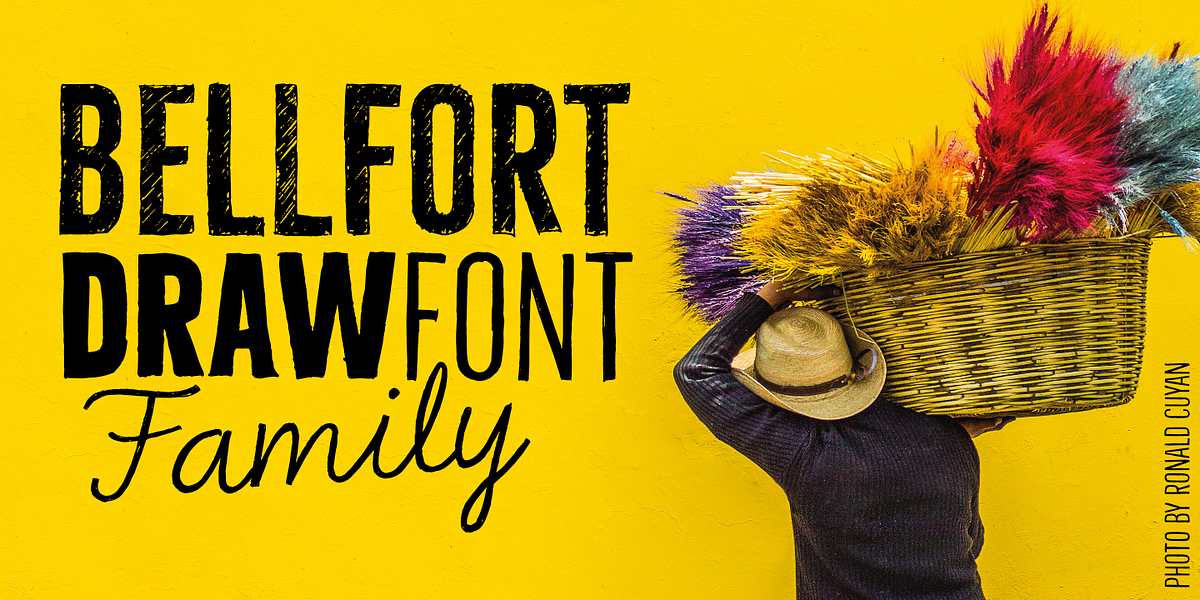 Bellfort Draw, a Handwritten Font by GRIN3 (Nowak) (Photo 1 of 8)