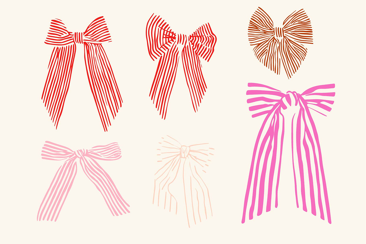 Pretty ribbon bows bundle, an Object Graphic by MayBay Studio (Photo 3 of 11)