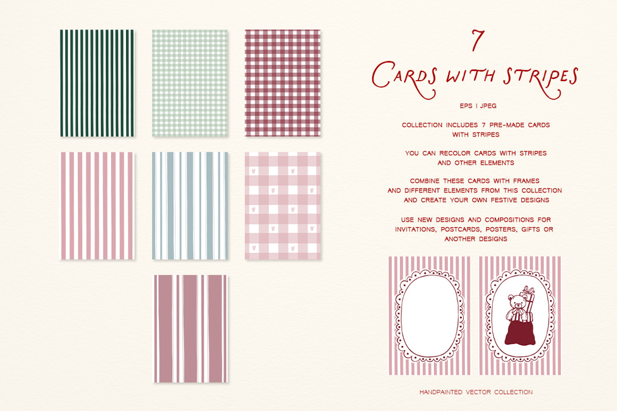 Whimsical Set Cozy Christmas p.2, a Seasonal Illustration by ViktoriyaD (Photo 23 of 25)
