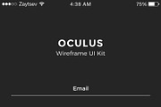 Oculus iOS Wireframe UI Kit, a Wireframe Template by Yaroslav Zaitsev (Thumbnail 4 of 23)