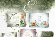 Watercolor Elf Clipart Set, a Person Illustration by ArtCreationsDesign (Thumbnail 2 of 8)