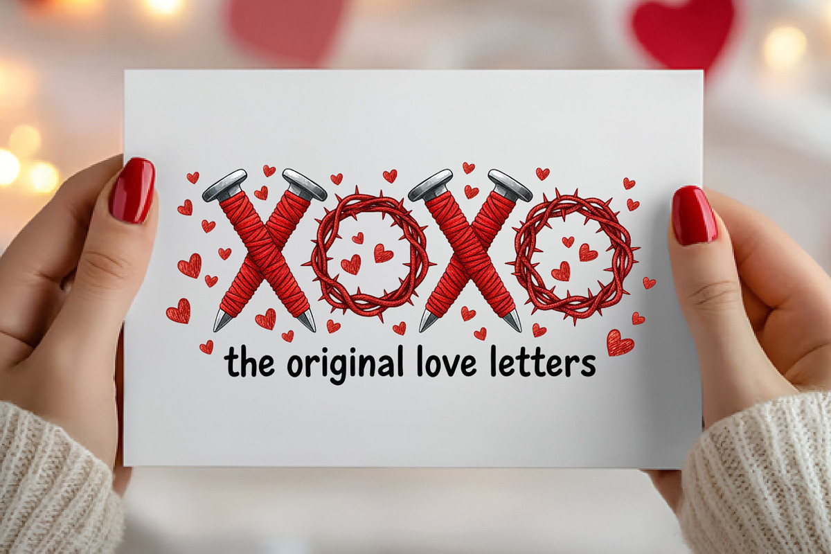 Faux Yarn Xoxo The Original Love PNG, an Illustration by Canvas Craft (Photo 7 of 7)