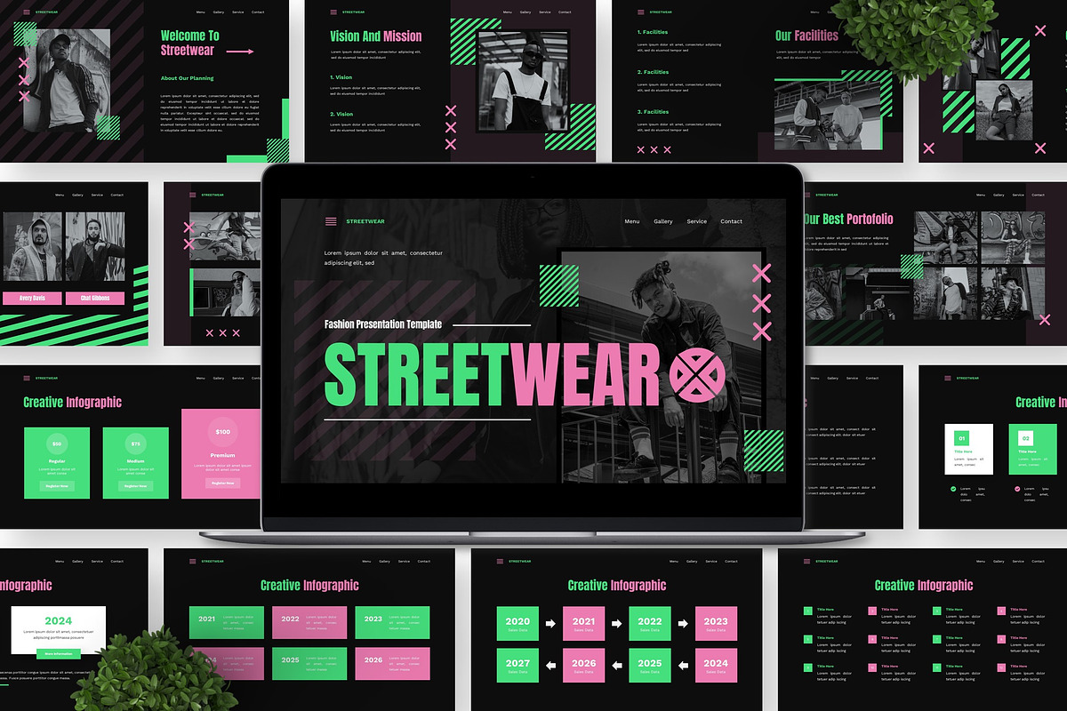 Streetwear - Fashion Google Slide, a Presentation Template by Deepslide Studio (Photo 4 of 6)