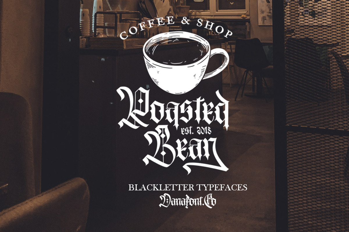 Qualzharo, a Blackletter Font by Danafont.co (Photo 4 of 10)