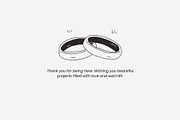 Wedding Collection: 66 Line Art Pack, a Person Illustration by Veyla (Thumbnail 16 of 16)