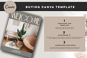 Air Bnb Welcome Book Canva Template, a Brochure Template by Design House (Thumbnail 6 of 10)