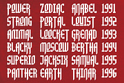 Bredals | Esport Display Font, a Sans Serif Font by MrLetters (Thumbnail 10 of 10)