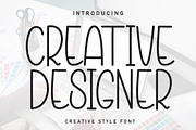 Creative Designer | Script Font, a Script Font by Scratchones (Thumbnail 1 of 8)