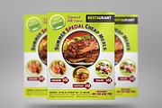 University Fast Food Flyer 3 Color, a Flyer Template by fatihakdemir (Thumbnail 2 of 5)