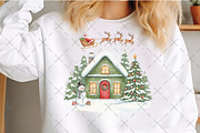 Christmas House PNG, an Illustration by Craft Nest (Thumbnail 2 of 6)