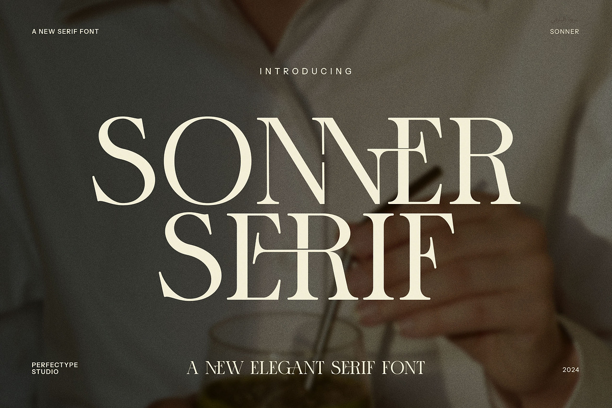 Sonner Elegant Serif Font, a Serif Font by Perfectype (Photo 1 of 8)