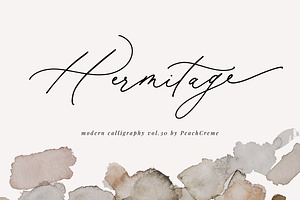 Hermitage Modern Calligraphy Font