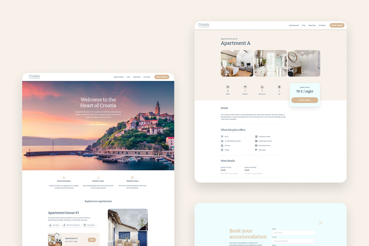 Wix website templates for rental, a Wix Template by Cluu.Design (Photo 2 of 9)