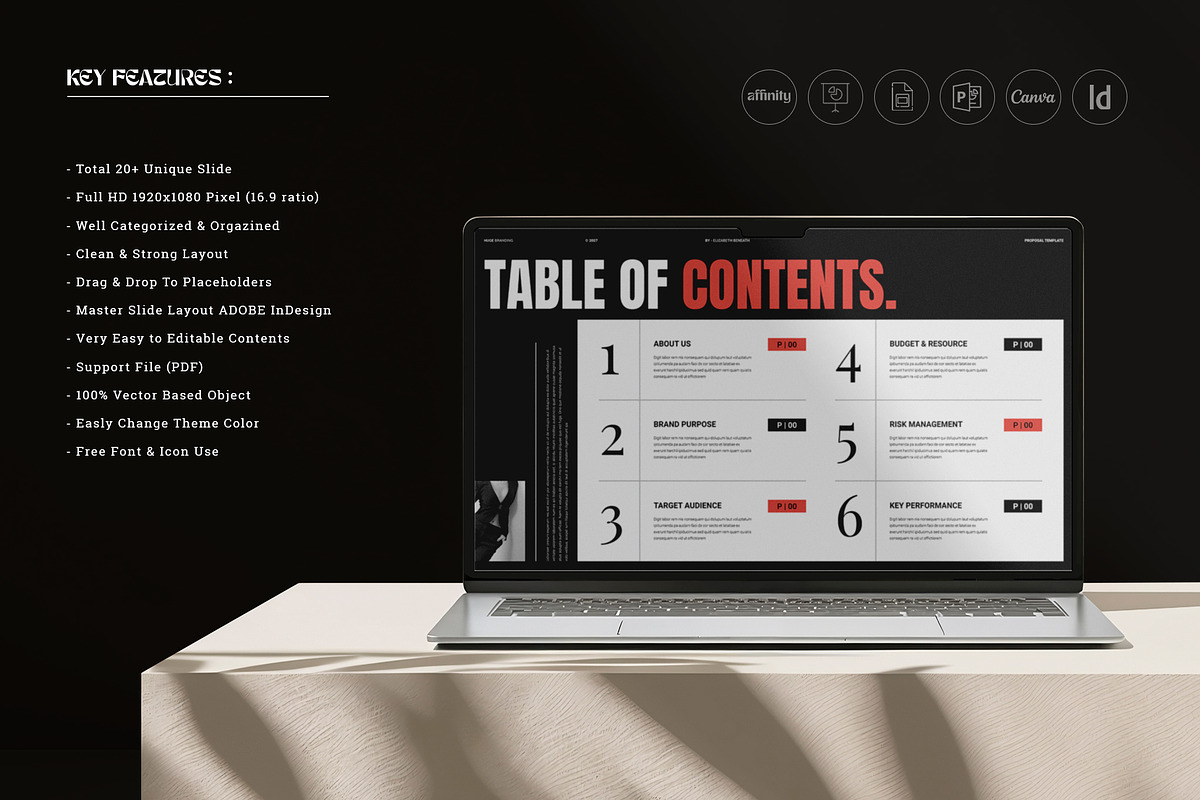 HUGE | Brand Proposal Template, a Presentation Template by TemplateFolio-Shop (Photo 3 of 11)