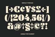 Ayuga - Psychedelic Font, a Serif Font by Zarma Type (Thumbnail 6 of 14)