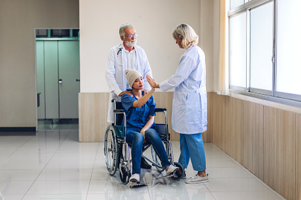 Professional medical doctor team with stethoscope in uniform dis, a Person Photo by Art_Photo