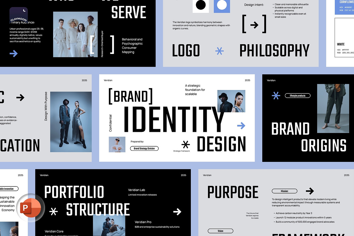 Bold Brand Identity Presentation, a Presentation Template by Claymoon Lab (Photo 1 of 7)