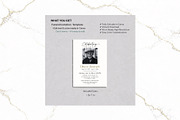 Funeral Invitation B&W Canva FR001, an Invitation Template by TyphoonStudio (Thumbnail 2 of 6)