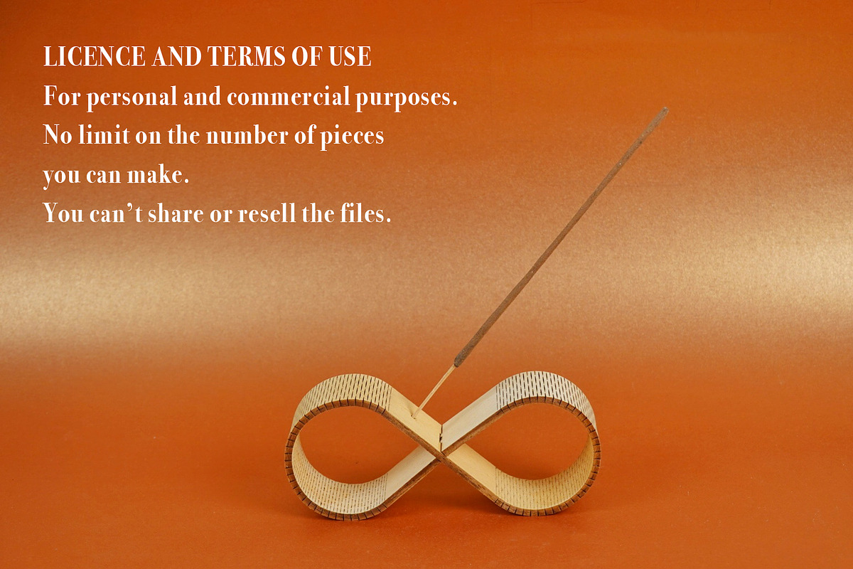 Incense Holder Flexi for Laser Cut., an Object Graphic by MaramadeLaser (Photo 3 of 5)